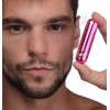 10x Rechargeable Vibrating Metallic Bullet - Pink