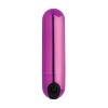 10x Rechargeable Vibrating Metallic Bullet - Purple