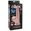 7 Inch Triple Density Cock With Swinging Balls - Light