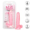 Size Queen 6 inch/15.25 Cm - Pink