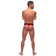 Retro Sport Panel Thong - S/ M - Red/ Black Retro Sport Panel Thong - S/ M - Red/ Black