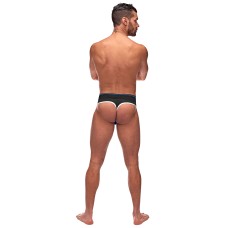 Retro Sport Panel Thong - S/ M - Black/ Blue Retro Sport Panel Thong - S/ M - Black/ Blue