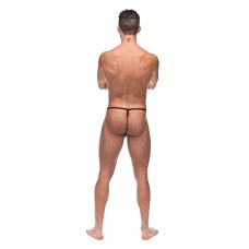 Diamond Mesh Posing Strap - One Size - Navy Diamond Mesh Posing Strap - One Size - Navy