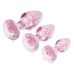 Glitter Gem Anal Plug Set - Pink