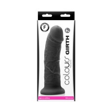 Colours - Girth 7 Inch Dildo - Black Colours - Girth 7 Inch Dildo - Black
