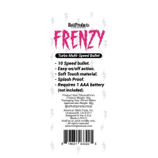 Frenzy - Power Bullet- Black Frenzy - Power Bullet- Black