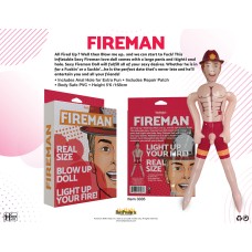 Fireman - Inflatable Party Doll