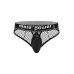Cock Pit Net Cock Ring Thong - S/ M - Black Cock Pit Net Cock Ring Thong - S/ M - Black