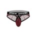 Cock Pit Nte Cock Ring Thong - L/ XL - Burgundy