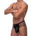 Cage Matte Cage Thong - L/ XL - Black