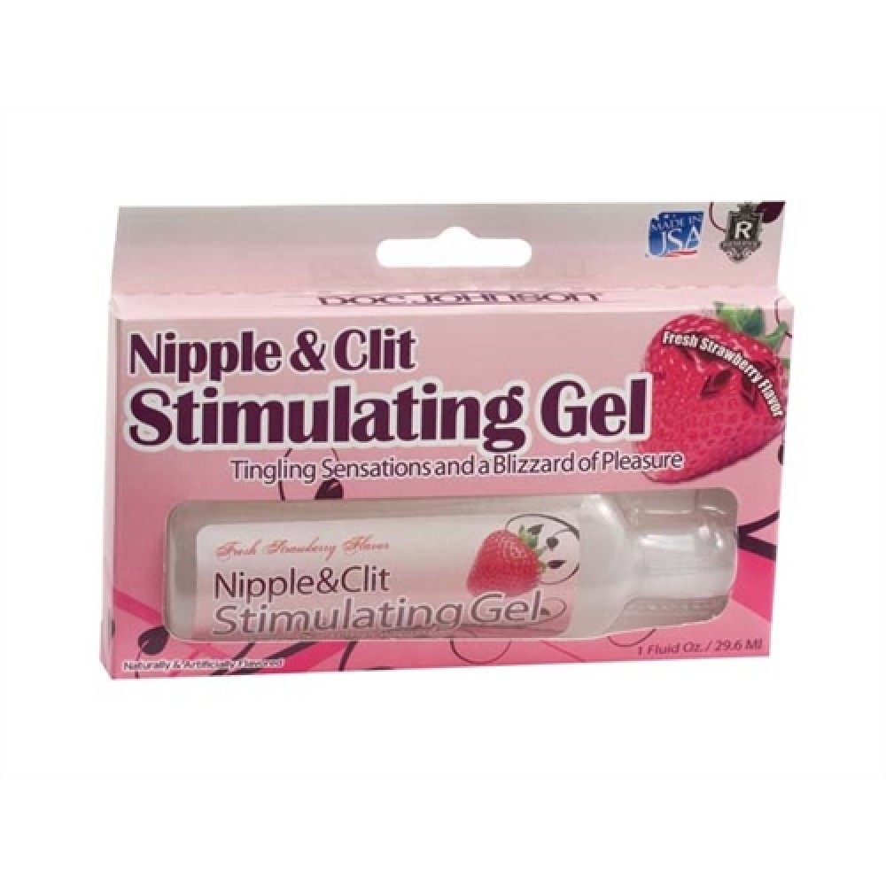 Nipple and Clit Stimulating Gel 1 Oz - Strawberry
