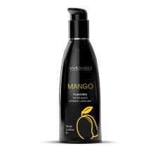 Aqua Mango Flavored Water Based Intimate Lubricant - 2 Fl. Oz. Aqua Mango Flavored Water Based Intimate Lubricant - 2 Fl. Oz.