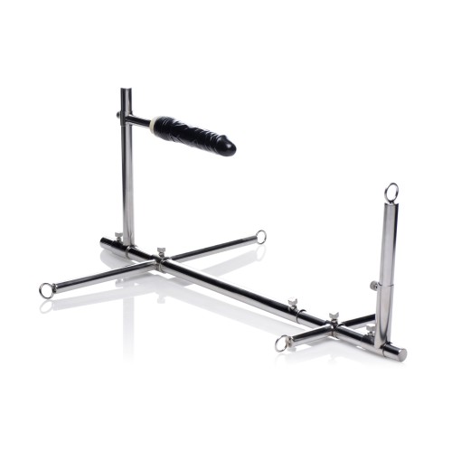 Imprisoned Metal Stockade With Dildo Imprisoned Metal Stockade With Dildo