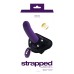 Strapped Rechargeable Strap on - Purple Strapped Rechargeable Strap on - Purple