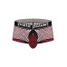 Cock Pit Net Mini Cock Ring Short - Extra Large - Burgundy