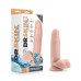 Dr. Skin Glide - 7 Inch Self Lubricating Dildo With Balls - Vanilla Dr. Skin Glide - 7 Inch Self Lubricating Dildo With Balls - Vanilla