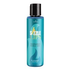 Sizzle Lips - Blueberry Ice Pop - Warming Gel - 4.2 Fl Oz Bottle Sizzle Lips - Blueberry Ice Pop - Warming Gel - 4.2 Fl Oz Bottle