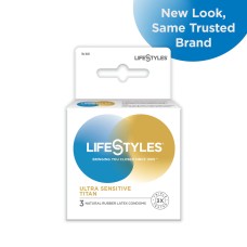 Lifestyles Ultra Sensitive Titan Large 3 Pack Lifestyles Ultra Sensitive Titan Large 3 Pack
