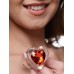 Red Heart Gem Glass Anal Plug Set Red Heart Gem Glass Anal Plug Set