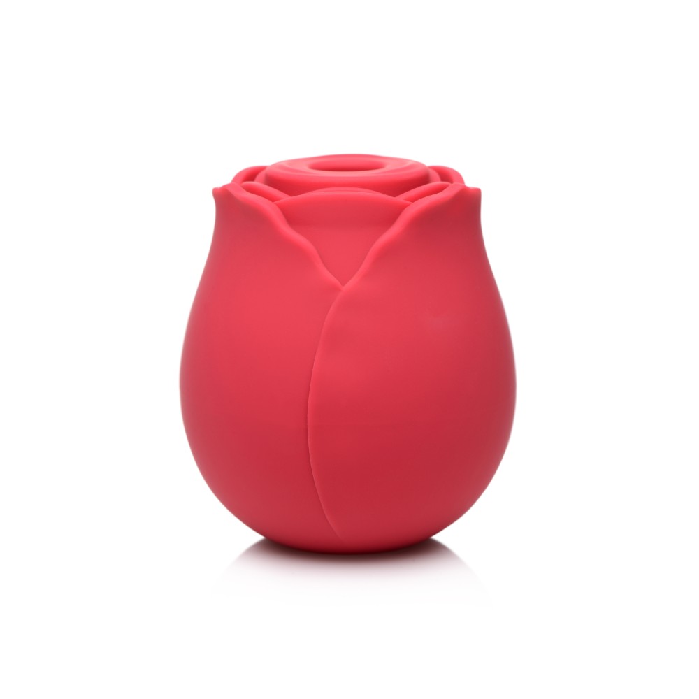 Inmi - Bloomgasm Wild Rose Silicone Suction Stimulator - Red