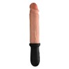 8x Auto Pounder Vibrating and Thrusting Dildo With Handle - Flesh