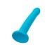 Nexus Collection - Hux - 7 Inch Silicone Dildo -  Turquoise
