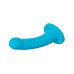 Nexus Collection - Hux - 7 Inch Silicone Dildo -  Turquoise
