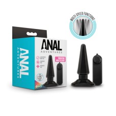 Anal Adventures - Basic Vibrating Anal Pleaser - Black Anal Adventures - Basic Vibrating Anal Pleaser - Black