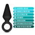 Anal Adventures - Platinum - Silicone Loop Plug - Small - Black Anal Adventures - Platinum - Silicone Loop Plug - Small - Black