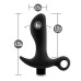 Anal Adventures- Platinum - Silicone Vibrating Prostate Massager 01 - Black Anal Adventures- Platinum - Silicone Vibrating Prostate Massager 01 - Black