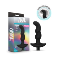 Anal Adventures- Platinum - Silicone Vibrating Prostate Massager 03- Black Anal Adventures- Platinum - Silicone Vibrating Prostate Massager 03- Black