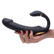 10x Pleasure Pose Come Hither Silicone Vibe With Poseable Clit Stim 10x Pleasure Pose Come Hither Silicone Vibe With Poseable Clit Stim