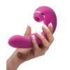 Shegasm 5 Star 10x Tapping G-Spot Vibe With Suction - Pink