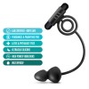 Anal Adventures- Platinum- Silicone Anal Plug With Vibrating C-Ring - Black