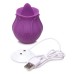 Inmi - Bloomgasm Wild Violet Licking Silicone Stimulator - Violet