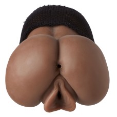 Cloud 9 Mini Body Dual Stroker Pleasure Pussy and  Ass - Brown