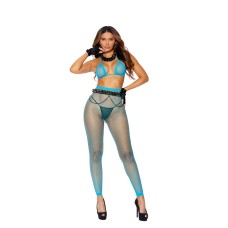 Diamond Net Bra Top and Matching Leggings Diamond Net Bra Top and Matching Leggings