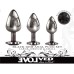 Black Gem Anal Plug Set