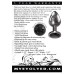 Black Gem Anal Plug - Medium