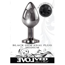 Black Gem Anal Plug - Medium Black Gem Anal Plug - Medium