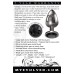 Black Gem Anal Plug - Large