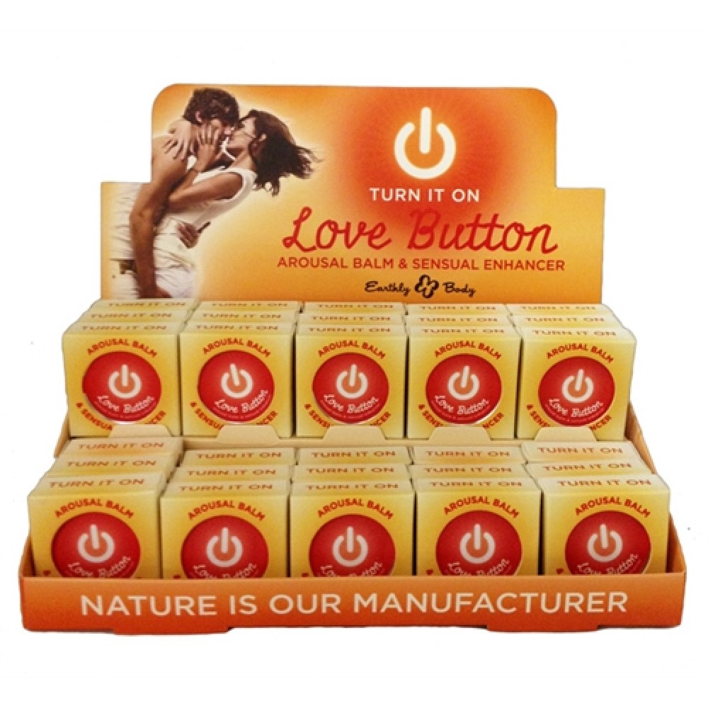 Love Button Arousal Balm - 30 Piece P.O.P. Display