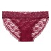 Remote Control Lace Panty Set - S/ M - Burgundy