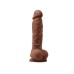 Colours - Pleasures - Vibrating - 5 Inch Dildo - Brown Colours - Pleasures - Vibrating - 5 Inch Dildo - Brown