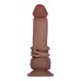 Flexskin Poseable Dildo - 7.75 Inch - Dark