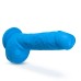 Neo Elite - 9 Inch Silicone Dual Density Cock With Balls - Blue