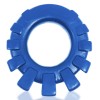 Cock-Lug Lugged Cockring - Marine Blue