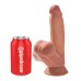 7 Inch Triple Density Cock With Swinging Balls - Tan 7 Inch Triple Density Cock With Swinging Balls - Tan