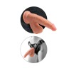 7 Inch Triple Density Cock With Swinging Balls - Tan