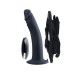 Diki Rechargeable Vibrating Dildo With Harness - Just Black Diki Rechargeable Vibrating Dildo With Harness - Just Black